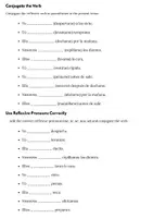 Aperçu - Fiches - Reflexive Verbs – Morning Routine (Rutina de la mañana) (1) - Page 2