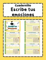 Vista previa - Hojas de trabajo - Cuadernillo Escribe tus emociones - Portada