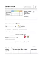 Vorschau - Test - Young World 4 - Englisch Vocitest Unit 1 - Deckblatt