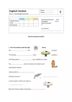 Vorschau - Test - Young World 4 - Englisch Vocitest Unit 2 - Deckblatt