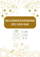 Vorschau - Arbeitsblätter - Rechenspaziergang ZR 1000000 - Neujahr - Deckblatt