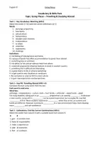 Vorschau - Arbeitsblätter - Vocabulary & Skills Pack: Going Places (+ Lösungen) - Seite 1