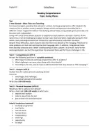 Vorschau - Arbeitsblätter - Reading: Going Places (+ Lösungen) - Seite 1