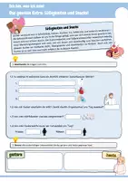 Vorschau - Arbeitsblätter - Das gewisse Extra: Süßigkeiten und Snacks! (Gefahren des Zuckerkonsums, Ernährungsempfehlungen, „versteckte“ Zucker in Lebensmitteln, Bewertung von Lebensmitteln in Bezug auf Zuckergehalt + versteckte Zucker) - Seite 1