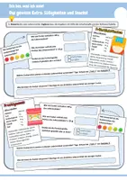 Vorschau - Arbeitsblätter - Das gewisse Extra: Süßigkeiten und Snacks! (Gefahren des Zuckerkonsums, Ernährungsempfehlungen, „versteckte“ Zucker in Lebensmitteln, Bewertung von Lebensmitteln in Bezug auf Zuckergehalt + versteckte Zucker) - Seite 3