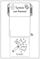 Vorschau - Arbeitsblätter - Faltbuch zum Thema Karneval - Seite 3