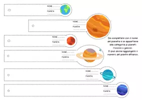 anteprima - Materiale interattivo - Sistema solare - Pagina di copertina