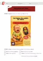 Vorschau - Arbeitsblätter - Klassenarbeit - Eine Werbeanzeige analysieren inkl. Bewertungsbogen - AIDA - Aufbau einer Werbeanzeige - Deutsch - Seite 1