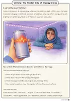 Vorschau - Arbeitsblätter - Energy Drinks – Reading Comprehension & Writing Task (B1–B2) - Seite 3
