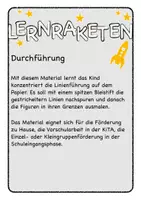 Vorschau - Arbeitsblätter - Schwungübungen - Nachspuren - Ausmalbilder - kostenlos - Seite 1