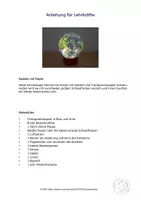 Vorschau - Mal- und Bastelvorlagen - Werken Grundschule, Leuchtende Schneekugel basteln - Seite 3