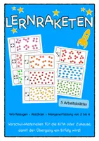 Vorschau - Arbeitsblätter - Mengen zählen und einkreisen - Zahlenraum 6 - Deckblatt