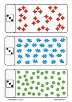 Vorschau - Arbeitsblätter - Mengen zählen und einkreisen - Zahlenraum 6 - Seite 3