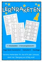 Vorschau - Arbeitsblätter - Punktebilder - Punkte für Punkt nachziehen - Geobrett - Deckblatt