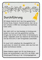 Vorschau - Arbeitsblätter - Geometrische Formen finden und ausmalen - Bilder - Seite 1
