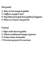 Aperçu - Jeux - Mots croisés : galette de rois - Page 2