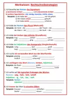 Vorschau - Arbeitsblätter - Rechtschreibregeln (Rechtschreibstrategien) kennen - Seite 1