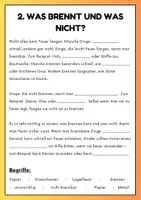 Vorschau - Arbeitsblätter - XL Kartei - 15 Lückentexte - Das Feuer - Seite 3