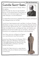 Vorschau - Arbeitsblätter - Camille Saint-Saëns Lesetext – Komponist - Infotext & Aufgaben - Seite 2