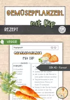 Vorschau - Unterrichtsreihen - Gemüsepflanzerl mit Dip - Rezept - Deckblatt