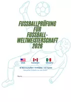 Vorschau - Unterrichtsreihen - Lernwerkstatt Fußball-WM 2026 ⚽⚽⚽⚽⚽⚽ - Deckblatt