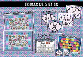 Aperçu - Apprentissages en autonomie - PACK Tables de 5 et 10 - Page de couverture