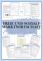 Vorschau - Unterrichtsreihen - Freie und soziale Marktwirtschaft ( Unterrichtsreihe) - Deckblatt