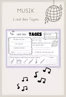 Vorschau - Arbeitsblätter - Musikalisches Ritual : Musik des Tages - Deckblatt
