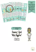 Vorschau - Spiele - Altes Ägypten: Differenziertes Domino - Spiel Fachwissen Fachbegriffe - Deckblatt