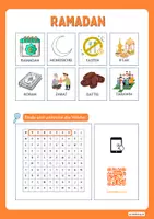 Vorschau - Arbeitsblätter - iruBildung - Wörtersuche-Ramadan - Grundschule - Seite 1