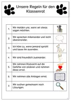 Vorschau - Arbeitsblätter - Unser Klassenrat im "hündischen" Design - Seite 2