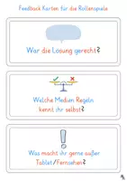 Vorschau - Arbeitsblätter - Medien: Rollenspiel inkl. Feedbackkarten - Seite 2