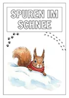 Vorschau - Arbeitsblätter - Spuren im Schnee - Deckblatt