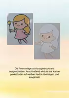 Vorschau - Mal- und Bastelvorlagen - Blumenfee basteln - Seite 2