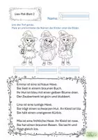 Vorschau - Arbeitsblätter - Lies-Mal-Blätter Fasching Karneval Klasse 1/2 verstehendes Lesen - Seite 3