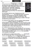 Vorschau - Arbeitsblätter - Totalitarismus | Lückentext | Politik | Geschichte | Herrschaftsformen - Seite 1