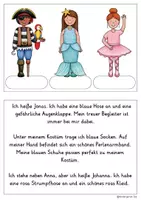 Vorschau - Arbeitsblätter - Wer bin ich Fasching | Logical | Karneval - Seite 1