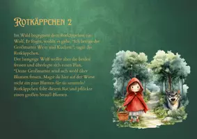 Vorschau - Mal- und Bastelvorlagen - Rotkäppchen Kamishibai- Märchen mit Bastelanleitung - Seite 3