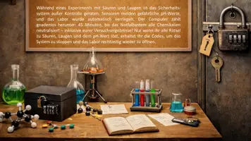 Vorschau - Arbeitsblätter - Escape Room: Der letzte Code - Säuren und Laugen außer Kontrolle - Seite 3