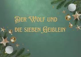 Vorschau - Mal- und Bastelvorlagen - 7 Geißlein Kamishibai- Märchen mit Bastelanleitung - Seite 1