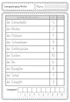 Vorschau - Arbeitsblätter - Lesespaziergang Winter - Differenziert - Wörter & Sätze lesen - Seite 2