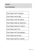 Vorschau - Arbeitsblätter - Bildergeschichte Paulo Pinguin - dreifach differenziert - Seite 3