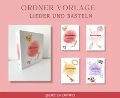 Vorschau - Anderer Materialtyp - Vorlagen für einen Lieder- oder Bastelordner - Deckblatt