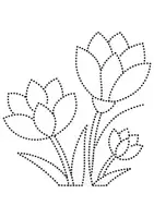 Vorschau - Mal- und Bastelvorlagen - Prickelbilder / Fensterbilder Thema Frühblüher - Grundschule - Bastelvorlagen - Seite 3
