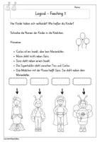 Vorschau - Arbeitsblätter - Logical-Fasching - Deckblatt