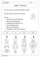 Vorschau - Arbeitsblätter - Logical-Fasching - Seite 2