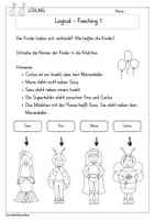 Vorschau - Arbeitsblätter - Logical-Fasching - Seite 3