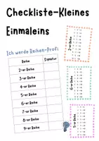 Vorschau - Arbeitsblätter - Ich werde Reihen-Profi, Reihenübersicht und Checkliste - Deckblatt