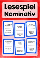Vorschau - Spiele - Lesespiel - Nominativ - Deckblatt