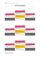 Vorschau - Arbeitsblätter - Nachbaraufgaben - Arbeitsheft - Seite 1